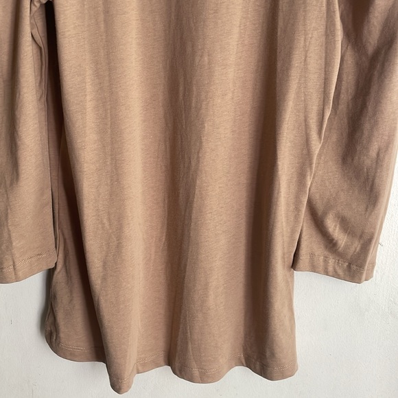 Tuckernuck Pomander Tan Vesty Long Puff Sleeve Crewneck Top - Picture 11 of 16